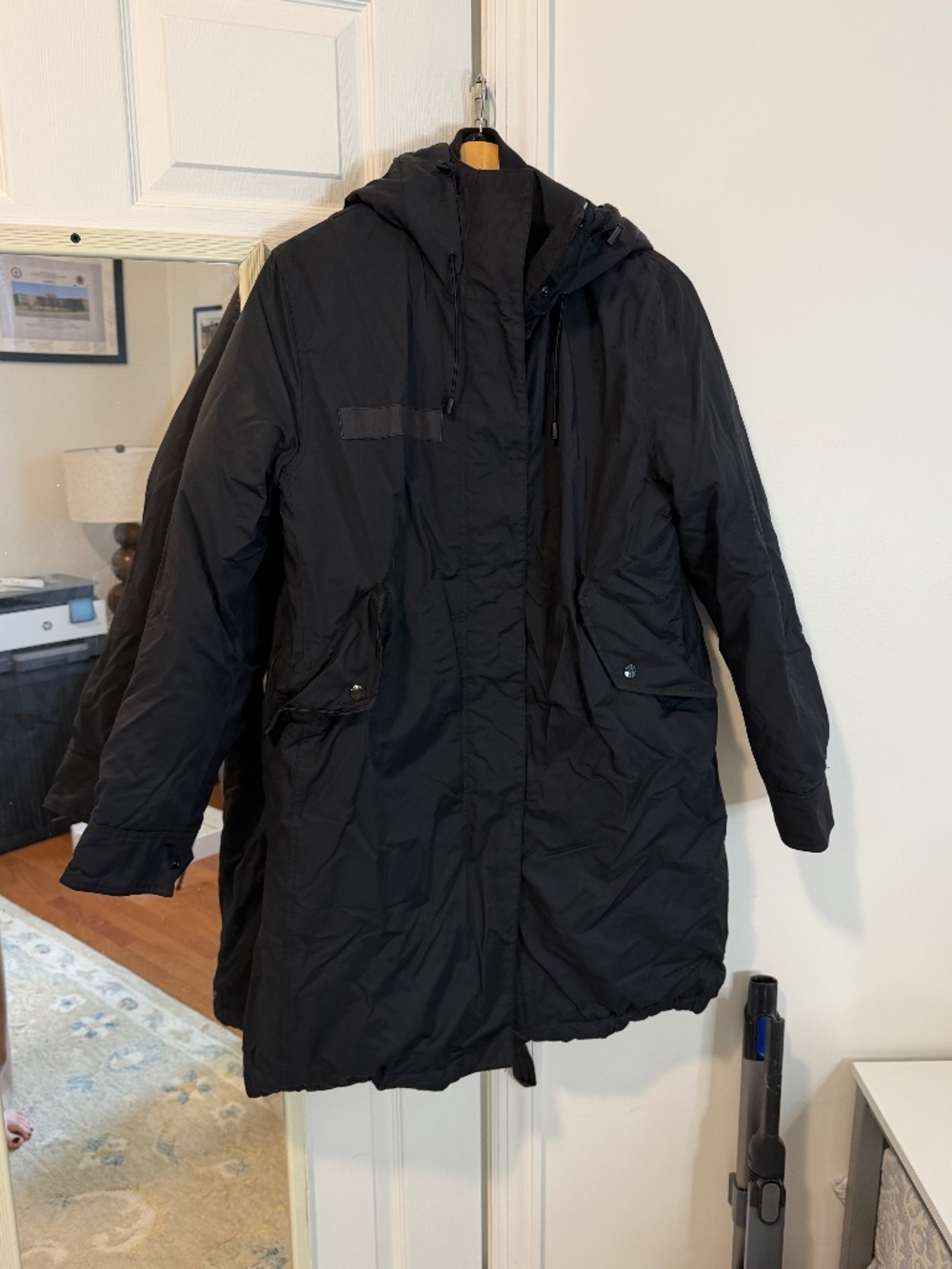 Rag & Bone Black Down Parka